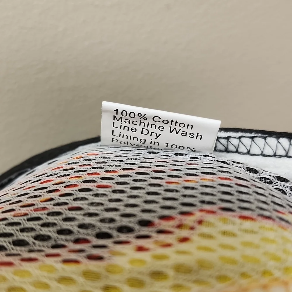 Flames and Raging Skulls Lined Headwrap - Picture 7 of 7